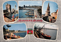 Delcampe - LA ROCHELLE La Tour Saint Nicolas Le Port La Tour De La Lanterne La Plage La Pallice 1(scan Recto-verso) MA570 - La Rochelle