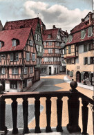Delcampe - COLMAR La Rue Des Marchands Vue De L Escalier De L Ancienne Douane 9(scan Recto-verso) MA566 - Colmar
