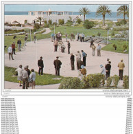 Delcampe - Cpsm  Réf-JP-N-49 (  Tunisie )  SKANES    """"  Le Terrain De PETANQUE  """ - Boule/Pétanque