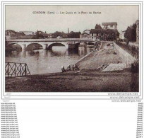Delcampe - CPA - Condom - Les Quais Et Le Pont De Barlet - (32 Gers) - (ref 1467) - Condom