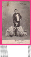 Delcampe - CPA (Réf: Z 3451) (SPECTACLE CIRQUE) TRIO FLEURY (animée) - Circo
