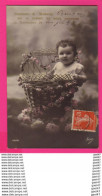 Delcampe - CPA (Réf: Z 3368) (FANTAISIE BÉBÉS) Naissance Dans Un Pannier - Babies