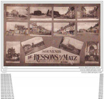 Delcampe - CPA - Souvenir De Ressons Sur Matz - Multivues (60 Oise) - (ref 1509) - Ressons Sur Matz