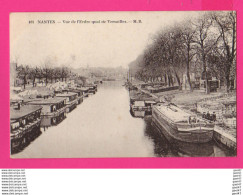 Delcampe - CPA (Réf: Z 4499) NANTES (44 LOIRE ATLANTIQUE) Vue De L'Erdre Quai De Versailles (animée) - Nantes