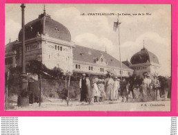 Delcampe - CPA (Réf: Z 4450) CHÂTELAILLON (17 CHARENTE MARITIME) Le Casino Vu De La Mer - Châtelaillon-Plage