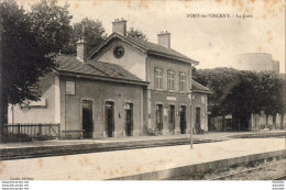 Delcampe - D54  PONT SAINT VINCENT   La Gare  ........... - Estaciones Sin Trenes