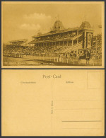 Delcampe - India Old Postcard The Grand Stand Racecourse Calcutta, Horse Race Course Sports - India