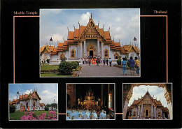 Delcampe - Carte Postale - Thailande - Bangkok - The Marble Temple, Wat Benchamaborpit - Multivues - Carte Neuve - Thailand - CPM - - Thaïlande