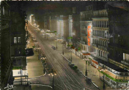Delcampe - Carte Postale - 13 - Marseille - La Nuit La Canebière - Mention Photographie Véritable - Carte Dentelée - CPSM Grand For - Canebière, Stadtzentrum