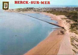 Delcampe - Carte Postale - 62 - Berck-sur-mer - Anse Sud De La Baie D'authie Avec La Nouvelle Digue Vue Du Ciel - Vue Aérienne - CP - Berck