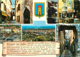 Delcampe - Carte Postale - 06 - Vence - Multivues - Cote D'Azur - Grasse Et Les Gorges Du Loup - Multivues - Carte Géographique Mic - Vence