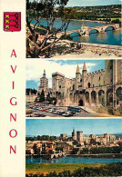 Delcampe - Carte Postale - 84 - Avignon - Multivues - Automobiles - Blasons - Flamme Postale - CPM - Voir Scans Recto-Verso - Posca - Avignon