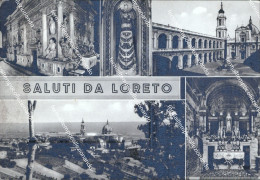 Delcampe - At473 Cartolina Saluti Da Loreto Provincia Di Ancona - Ancona