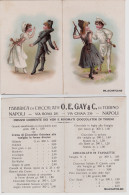 Delcampe - # PUBBLICITARIA CIOCCOLATO  PIEGHEVOLE CON PREZZARIO DELLA O.E. GAY & C. TORINO - Autres & Non Classés