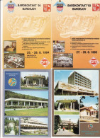 Delcampe - Slovakia, 4 X Bardejov, Bardkontakt 93 A 94, Bardejovské Kupele, 3  Unused - Slowakei