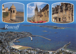 Delcampe - ROSCOFF Le Port La Tour Marie Stuart L Eglise Et Les Vieilles Maisons 7(scan Recto-verso) MA730 - Roscoff