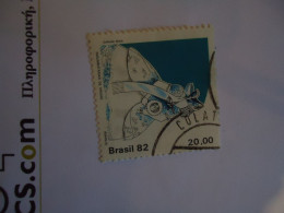 Delcampe - BRAZIL  USED      STAMPS   1982 MINERAL - Minéraux