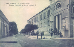Delcampe - Ag281 Cartolina Vibo Valentia Citta' R.liceo Ginnasio 1934 - Vibo Valentia