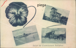 Delcampe - Ag290 Cartolina Saluti Da Castellammare Adriatico 1918 Pescara - Pescara