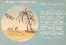 Delcampe - Ae454 Cartolina Militare 2 Guerra Aeronautica 75 Gruppo Osservazione Aerea - Regimente