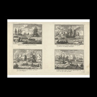 Delcampe - Whale Hunting In The Ice Sea - Estampes & Gravures