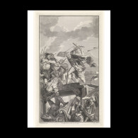 Delcampe - Horatius Cocles Defends Himself On The Bridge - Estampes & Gravures