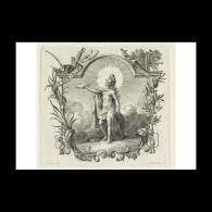Delcampe - Vignet With Minerva - Estampes & Gravures