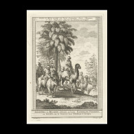 Delcampe - Men Bring Gum To Senegal - Estampes & Gravures
