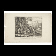 Delcampe - Monkeys Play The Hand-plak Game - Estampes & Gravures