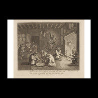 Delcampe - Monkeys Eat Oysters In An Inn - Estampes & Gravures