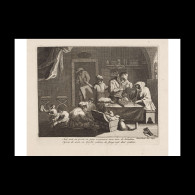 Delcampe - Monkeys Weigh And Count Money - Estampes & Gravures