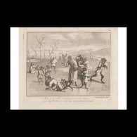 Delcampe - Monkeys On The Ice - Estampes & Gravures