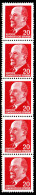 Delcampe - DDR DS WALTER ULBRICHT Nr 848 Postfrisch 5ER STR X12C61A - Ungebraucht