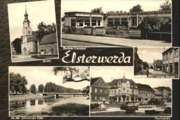 Delcampe - Elsterwerda Kirche Berliner Eispalast Langestrasse Marktplatz - Elsterwerda