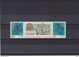 Delcampe - RDA, DDR 1967 MAITRES DE DEMAIN Yvert 1019A, Michel 1320-1322 NEUF** MNH Cote Yv 6 Euros - Neufs