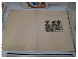 Delcampe - PMAAP5-0417-MENU - Paquebot Marechal Joffre - Le Tangon - Compagnie Des Messageries Maritimes - 15-11-1954 - Menus