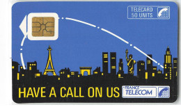 Delcampe - C11 HAVE A CALL ON US FRANCE TELECOM 50U 50000 Ex ANNEE 1987 - Privat