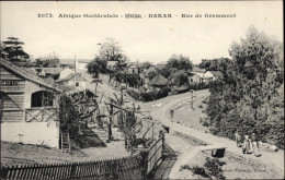 Delcampe - CPA Dakar Senegal, Afrique Occidentale, Rue De Grammont, Hütten - Sénégal