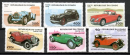 Delcampe - Congo, Republic (Brazzaville) 1996 Mi 1462-1467 MNH (ZS6 CNG1462-1467) - Autos