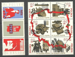 Delcampe - Poland 1971 Mi 2124-2131 Fi 1977-1984 MNH (ZE4 PLDdresech2124-2131b) - Usines & Industries