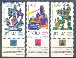 Delcampe - Israel 1977 Mi 710-712 MNH (ZS10 ISR710-712) - Autos