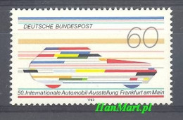 Delcampe - Germany, Federal Republic 1983 Mi 1182 MNH (ZE5 GRM1182) - Autos