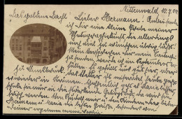 Delcampe - AK Mittenwald, Gasthof In Der Aussenansicht - Mittenwald