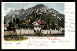 Delcampe - AK Mittenwald, Gasthof Postkeller, Karwendelgebirge - Mittenwald