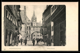 Delcampe - AK Nürnberg, Rathausgasse - Nürnberg