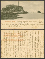 Delcampe - China 1908 Old UB Postcard Yangtsekiang Pagoda Temple, Yangtze River Scene, Rock - China