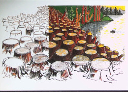 Delcampe - ►  Musée Poste Nicolas Vidal Mon Beau Sapin  Deforestation - Post & Briefboten