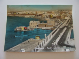 Delcampe - GALLIPOLI  LECCE  PUGLIA    VIAGGIATA  COME DA FOTO  ACQUERELLATA - Lecce