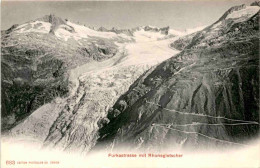 Delcampe - Furkastrasse Mit Rhonegletscher (683) * 1903 - Obergoms