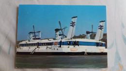 Delcampe - CPSM HOVERCRAFT SR N4 PRINCESS MARGARET AEROGLISSEUR MAGE 1969 FLAMME BERCK PAS DE CALAIS - Hovercrafts